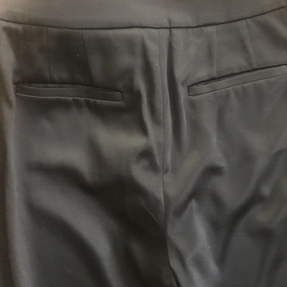 WHITE HOUSE BLACK MARKET Bow-Belt Satin Tapered Ankle Pants Size 8 - Picture 9 of 10